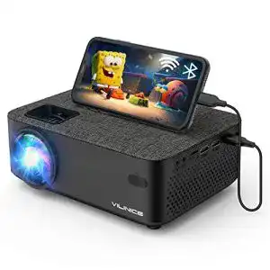 WLAN-Beamer VILINICE Mini Beamer, Heimkino Beamer Full HD