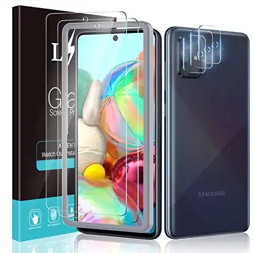Samsung-Galaxy-A71-Panzerglas L K, 5 Stück Schutzfolie