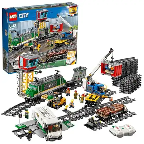 Die beste LEGO-City LEGO 60198 City Güterzug, Set mit Motor 2026 Test Bestseller LEGO-City LEGO 60198 City Güterzug, Set mit Motor