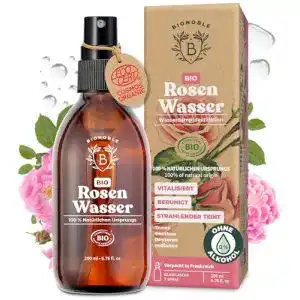 Hydrolate BIONOBLE Rosenwasser Bio 200ml, Damaszener-Rosen