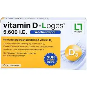 Vitamin D3 Dr. Loges vitamin D-Loges® Tabletten, 30 Gel Tabs