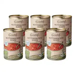 Vegane Suppe Reichenhof Bio Mitternachtssuppe vegan, 6 x 380 ml