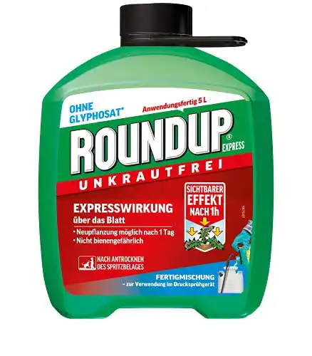 Roundup-Unkrautvernichter Roundup Express Unkrautfrei, 5 Liter