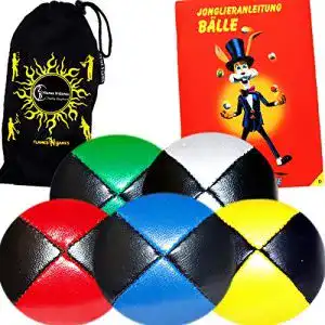 Jonglierbälle Flames ‘N Games 5er Set – Profi Beanbag Bälle