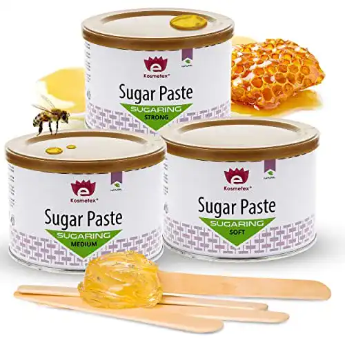 Zuckerpaste Kosmetex Sugaring Paste Set, 3x 550g