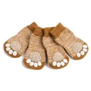 Hundesocken Akopawon Antirutschsocken 4 Stück Pfotenschutz