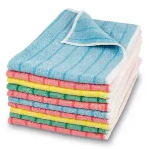 Mikrofasertuch POLYCLEAN 10x Microstripe strapazierfähig