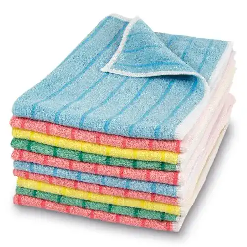 Mikrofasertuch POLYCLEAN 10x Microstripe strapazierfähig
