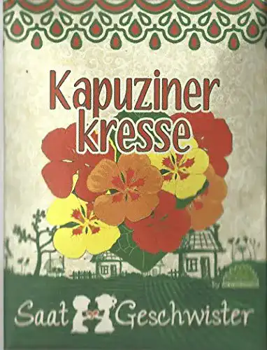 Kapuzinerkresse-Samen Die Stadtgärtner, leicht keimende Samen