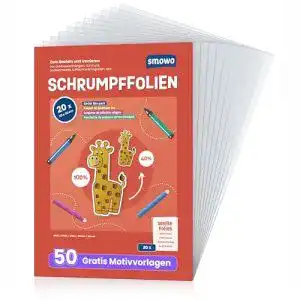 Schrumpffolie Smowo ® 20 Stück transparent, A4