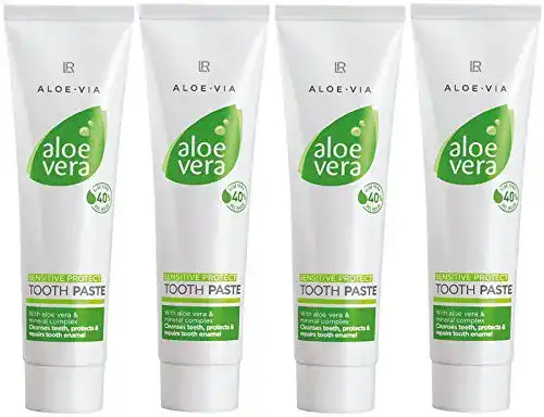 Zahnpasta für empfindliche Zähne LR ALOE VIA Aloe Vera, 4x