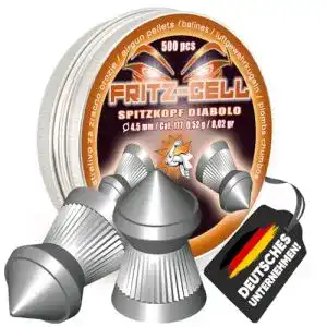 Luftgewehr-Munition WEILAX 500 Spitzkopf Diabolos 4,5mm