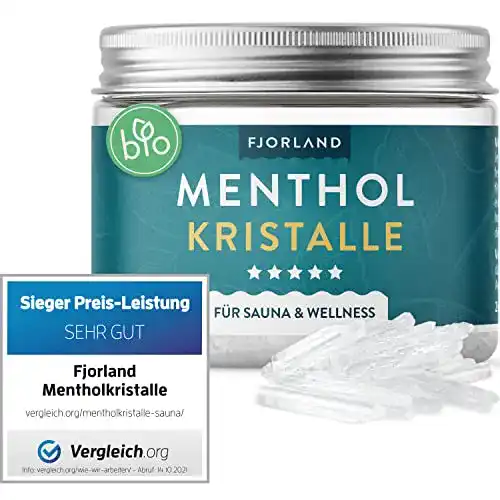 Mentholkristalle (Sauna) FJORLAND ® Mentholkristalle 100g