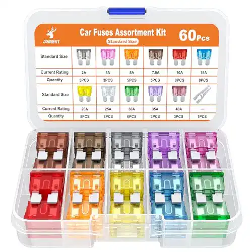 Auto-Sicherungen Jorest 60Pcs Kfz Sicherung Set