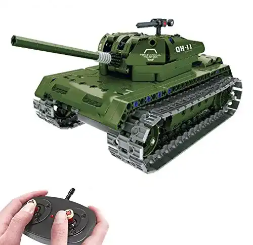 Ferngesteuerter Panzer Modbrix Bausteine 2,4 Ghz RC Panzer