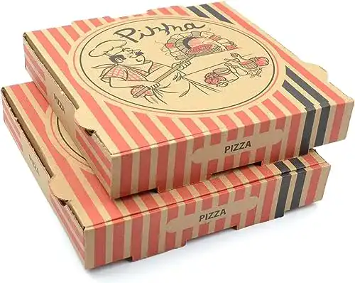 Pizzakartons TOP Marques Collectibles 100 Pizzaboxen braun