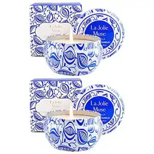 Anti-Mücken-Kerze La Jolíe Muse Citronella Kerzen in Dose 2er Set