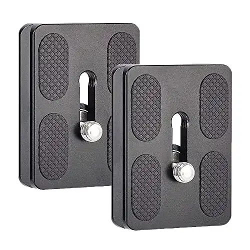 Schnellwechselplatte BDDFOTO PU50 2 Pack mit 1/4 Gewinde