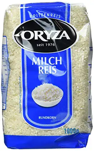Milchreis Oryza Rundkorn (1 x 1000 g Packung)
