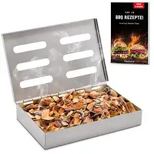 Räucherbox Räucherphorie Edelstahl, Robuste Smoker Box, E-Book