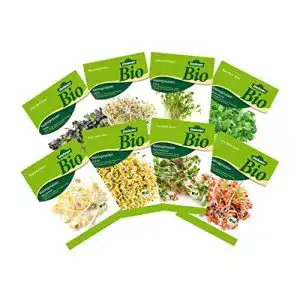Keimsprossen Dehner Bio , 8 Sorten, Kresse, Brokkoli, Rettich