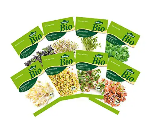 Die beste Keimsprossen Dehner Bio , 8 Sorten, Kresse, Brokkoli, Rettich 2026 Test Bestseller Keimsprossen Dehner Bio , 8 Sorten, Kresse, Brokkoli, Rettich