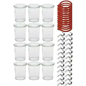 Weckgläser Weck 187 12 Stück Sturzglas Einmachglas Einglas