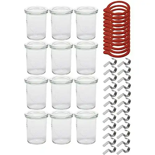 Weckgläser Weck 187 12 Stück Sturzglas Einmachglas Einglas