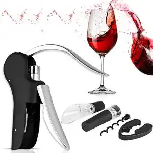 Hebelkorkenzieher XREXS Vertikal, Kaninchen Stil, Set 5 in 1