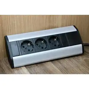 Ecksteckdose Vorex Premium Eck-Steckdose 3x Schuko für Küche
