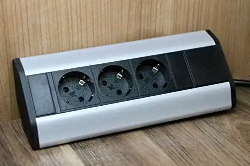 Ecksteckdose Vorex Premium Eck-Steckdose 3x Schuko für Küche