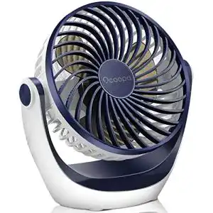 USB-Ventilator OCOOPA mit starkem Luftstrom, 360 ° Drehbar