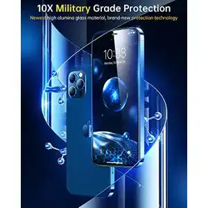 iPhone-12-Pro-Panzerglas Humixx, 9H gehärtet, 2 Stück