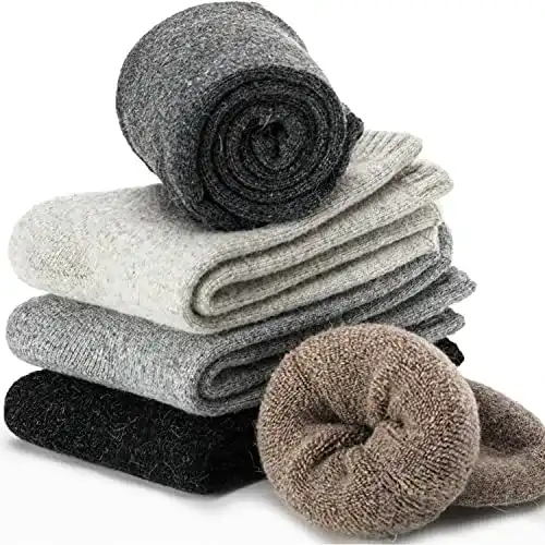 Merino-Socken ANTSANG Merino Socken für Damen 5 Paar