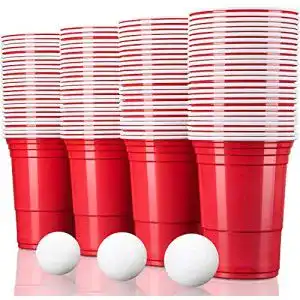 Bierpong-Becher TRESKO 100 Beer Pong Becher wiederverwendbar