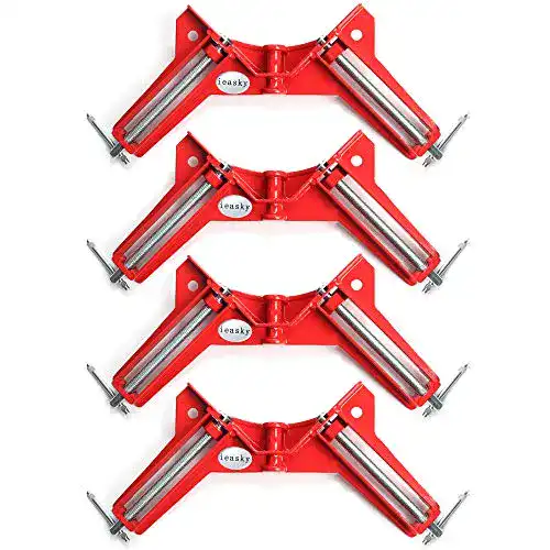 Winkelspanner ieasky 90 Grad Rechts Winkel Klemme, 4 Pcs