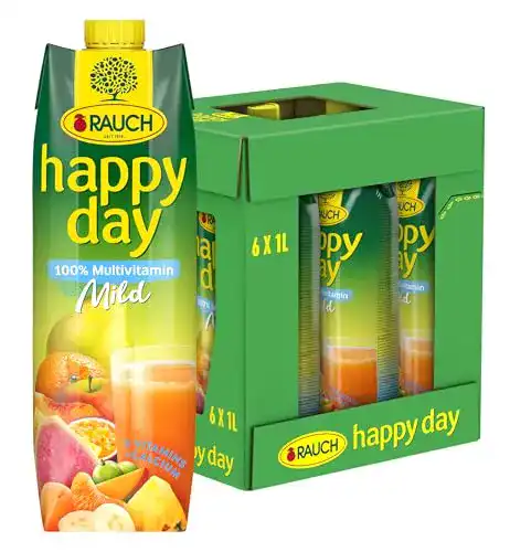 Multivitaminsaft Rauch Happy Day Multivitamin MILD, (6 x 1 l)