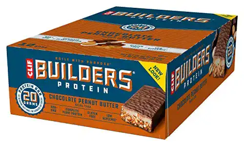 Clif-Riegel CLIF Bar – Builders Protein Bar 12 x 68g Riegel Chocolate