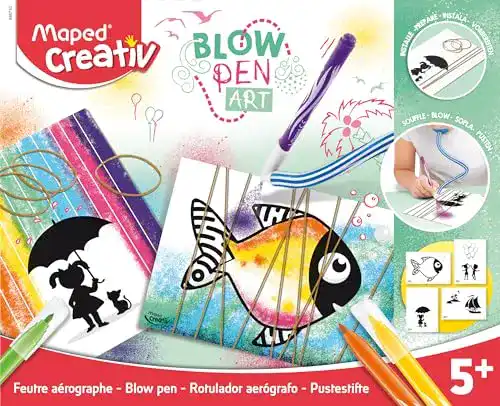 Pustestifte Maped CREATIV 846710 Puste-Stifte Blow Pen String Art