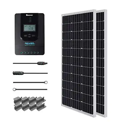 Solaranlage Garten Renogy 200W 12V Mono Solarmodul Solar-Set