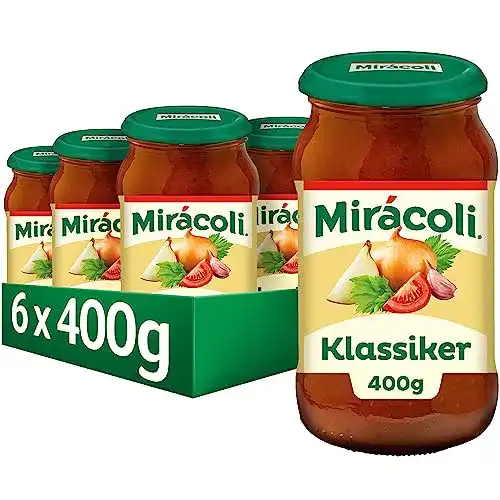 Tomatensauce Mirácoli MIRÁCOLI Pasta Sauce Klassiker, 6 Gläser