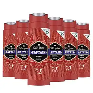 Old-Spice-Duschgel Old Spice Captain Duschgel u. Shampoo, 6er