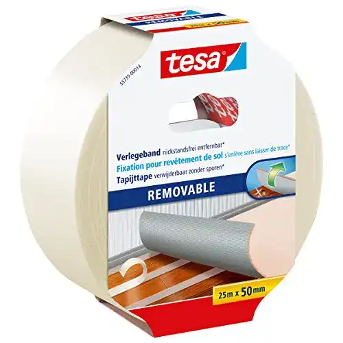 Teppichklebeband tesa, rückstandsfrei entfernbar 25 m x 50 mm