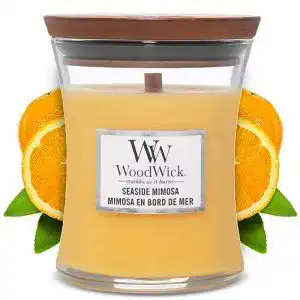 Woodwick-Kerzen WoodWick mittelgroße Duftkerze Sanduhrglas