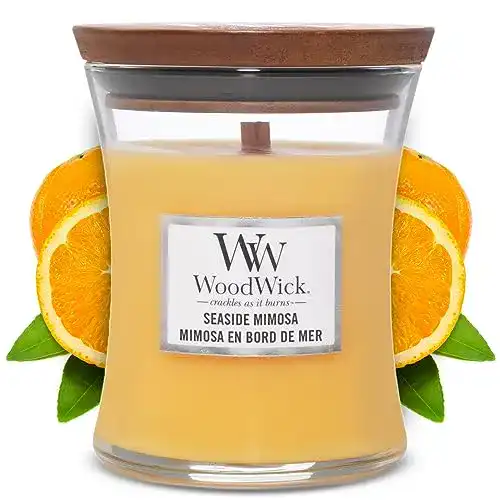 Woodwick-Kerzen WoodWick mittelgroße Duftkerze Sanduhrglas