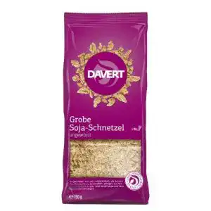 Soja-Schnetzel Davert Grobe, 6er Pack (6 x 150 g) – Bio