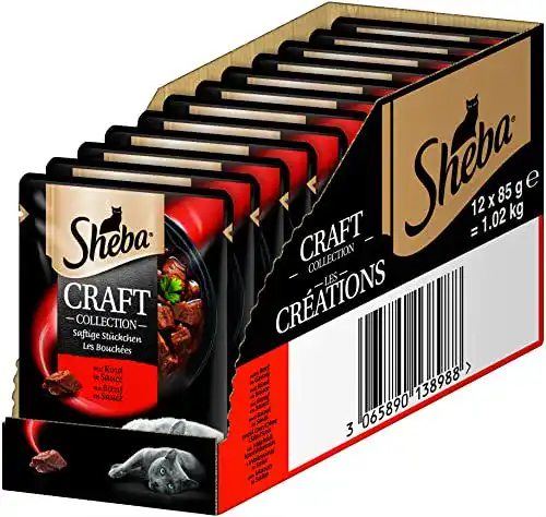 Sheba-Katzenfutter Sheba Craft Collection 12 Portionsbeutel à 85g