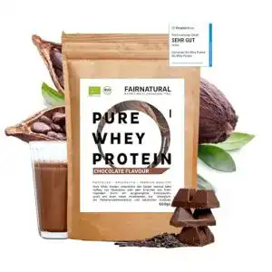 Schoko-Proteinpulver Fairprotein BIO WHEY Protein-Pulver Schoko