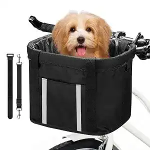 Hundefahrradkorb ANZOME Hunde Fahrradkorb, Hundekorb