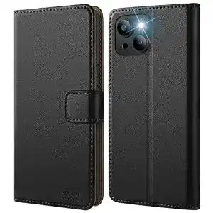 iPhone-14-Plus-Leder-Case HOOMIL MagFlip Serie